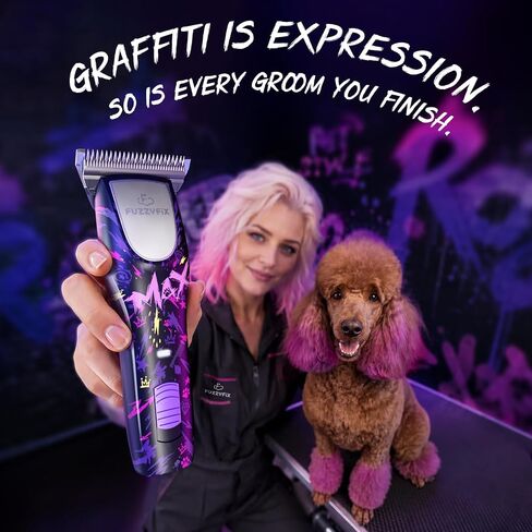 Professional Dog Clippers for Grooming with Detachable Wide Blade in Saudi Arabia