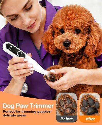 IREDOON Dog Paw Trimmer with LED Light, 8PCS Grooming Kit for Dogs & Cats in Kuwait