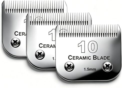 3 Pack 10 Blade Dog Grooming Blades Compatible with Andis Clippers in Saudi Arabia