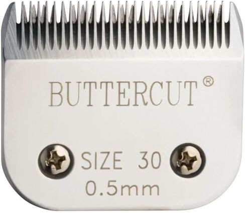 Geib Buttercut Detachable Replacement Dog Clipper Blade - Size-30, Stainless Steel Long-Lasting Sharp Edges, 1/50-Inch Length, Compatible with Andis A5, Oster A5, Wahl KM10, Size-30 Dog Grooming Blade in Saudi Arabia