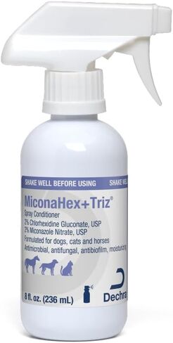 MiconaHex+Triz Spray Conditioner for Dogs, Cats and Horses, 8 oz, Clear in Kuwait