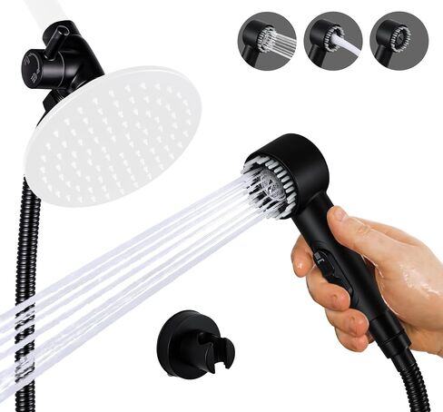 High Pressure3 Mode Dog Shower Attachment with ON/OFF Switch in Saudi Arabia