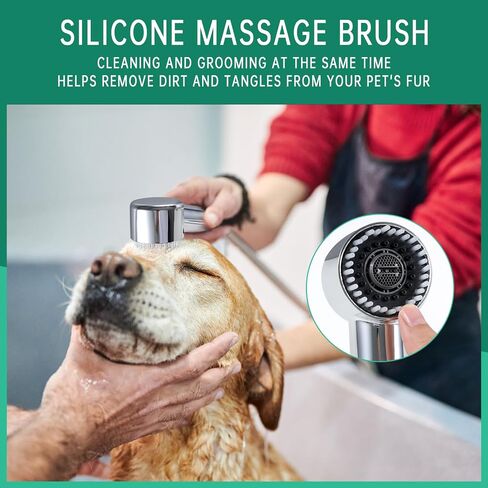 High Pressure3 Mode Dog Shower Attachment with ON/OFF Switch in Saudi Arabia