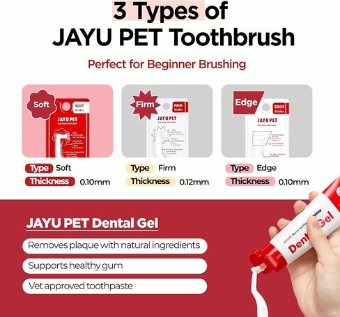 JAYU PET Dental Gel Dog Cat Toothpaste, 2.8 Ounce in Kuwait