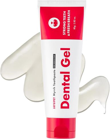 JAYU PET Dental Gel Dog Cat Toothpaste, 2.8 Ounce in Kuwait