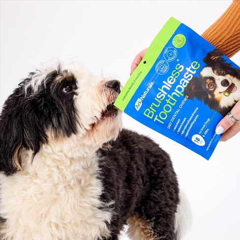 Ark Naturals Brushless Toothpaste Dog Dental Treats - Small Breeds (18 ct) in Saudi Arabia