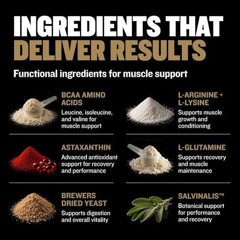Bully Max 11-in-1 Dog Muscle Builder Power Chews - High Protein Muscle Gain Supplement with Amino Acids - Vet-Recommended for Puppy & Adult Canines, All Breeds & Ages - Made in USA - 75 Soft Chews in Saudi Arabia