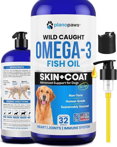 Omega 3 Fish Oil for Dogs - Supports Shedding and Itching, Skin and Coat in Saudi Arabia