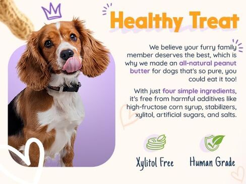 Relax Rover Buddy Budder (Stress + Anxiety), 100% Natural Dog Peanut Butter, Dog Supplment, Made in USA 17oz in Kuwait