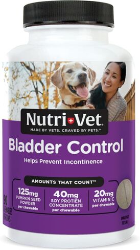 Nutri-Vet Bladder Control for Dogs, Dog Urinary Health Support, 90 Tablets in Kuwait