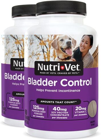 Nutri-Vet Bladder Control for Dogs, Dog Urinary Health Support, 90 Tablets in Kuwait