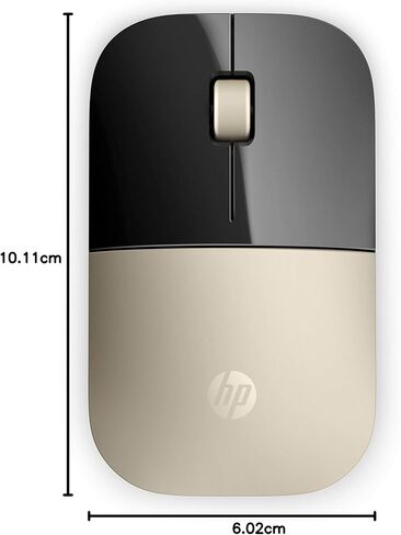 HP Z3700 Wireless USB Mouse 2.4 جيجاهرتز (ذهبي مطفي) - ذهبي حديث (X7Q43AA#ABL) in Kuwait