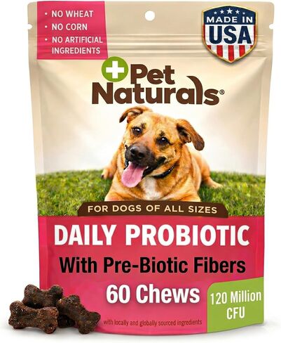Pet Naturals Daily Probiotic Soft Chews for Dogs, Duck, 160 Count in Kuwait
