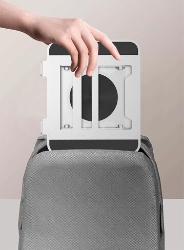 Desk Laptop Stand, Adjustable Computer Stand with 360° Swivel Base, Ergonomic, Foldable Portable Laptop Stand, Fits MacBook/All Laptops Under 16 Inches in Kuwait