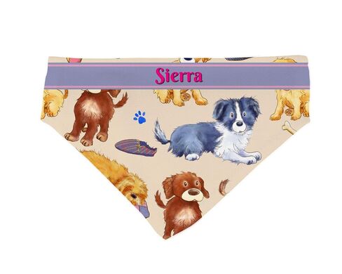 Dog Bandana Over the Collar, Personalized, Includes Collar, Custom Pet Bandana, Personalized Pet Scarf, Pet Owner Gift, New Dog, Choose Size in Saudi Arabia