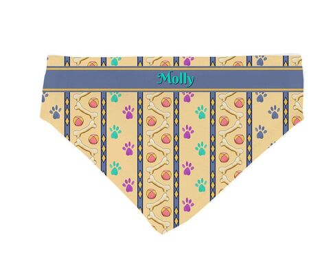 Dog Bandana Over the Collar, Personalized, Includes Collar, Custom Pet Bandana, Personalized Pet Scarf, Pet Owner Gift, New Dog, Choose Size in Saudi Arabia