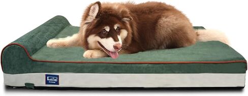 Laifug Orthopedic Dog Bed, Slate Grey 50''x36''x10'', Memory Foam in Kuwait