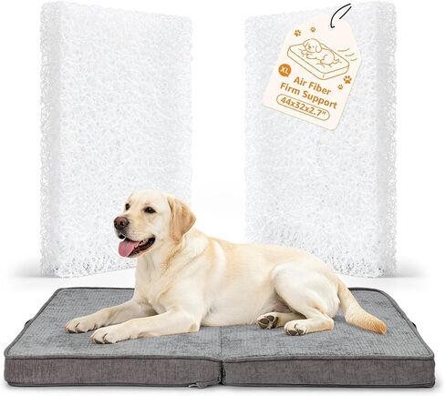 Air Fiber Orthopedic Dog Bed - Firm Support for Senior & Arthritic Dogs in Saudi Arabia