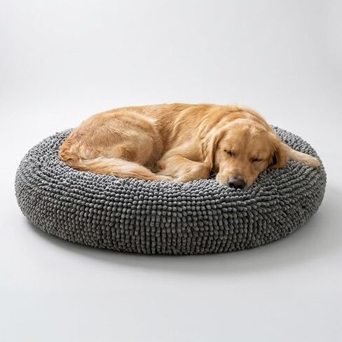 Muddy Mat® Cloud K-9 Bed للكلاب والقطط ، سرير الكلب الناعم والاسترخاء ، مادة تشنيل ، غطاء قابل للإزالة ، قابلة للغسل ومجفف آمن-كبير (40'x40 ') in Kuwait