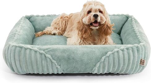 EHEYCIGA Cute Dog Bed Medium Size Dog, 30x24in Pet Bed, Cream in Saudi Arabia