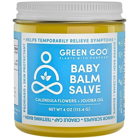 Green Goo Baby Balm، لوشن عضوي لطيف مرطب ومهدئ للأطفال، يساعد على تخفيف تهيج الجلد، وعاء 118 مل in Kuwait