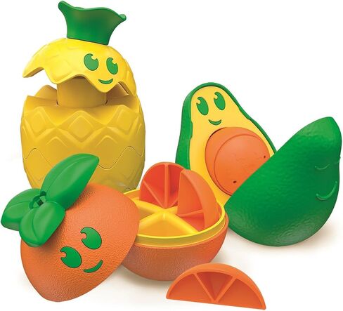 Clementoni Baby Fruit Puzzle, Modular Game with Fruit for Children 12-36 Months, Early Childhood Games Made in Italy, Play for Future Line, Stimulates Manuality and Logic, 17512 in Saudi Arabia