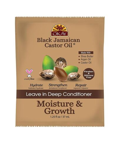OKAY | Black Jamaican Castor Oil & Lavender Conditioner | For All Hair Types & Textures | Moisturize, Strengthen & Regrow Hair | With Argan Oil | Free of Sulfate, Silicone & Paraben | 12 oz in Saudi Arabia