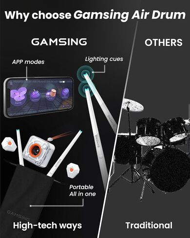 Electronic Drum Set, Portable Electric Drum Quiet Drum with Mini Speaker, Holiday Christmas & Birthday Gift Instrument in Saudi Arabia