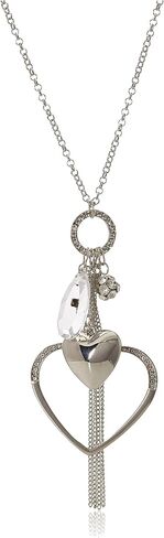 GUESS Basic Large Open Heart Charm Pendant Necklace in Kuwait