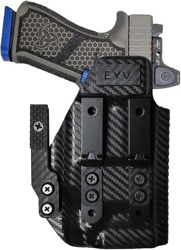 IWB Gun Holster - G 19 Gens 3-6 w/O Light PLX | Handmade Kydex Pistol Holsters w/Custom Claw Kit | EYV Holsters in Saudi Arabia