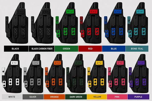 IWB Gun Holster - G 19 Gens 3-6 w/O Light PLX | Handmade Kydex Pistol Holsters w/Custom Claw Kit | EYV Holsters in Saudi Arabia