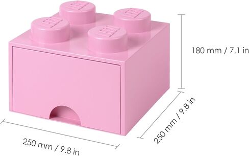 LEGO Light Purple Brick Drawer 4, 25 x 25 x 18 cm in Kuwait