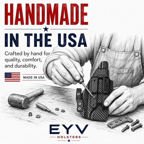 IWB Gun Holster - Fits for the CZ Shadow 2 Carry | (Rose Gold) Handmade Kydex Pistol Holsters w/Custom Claw Kit | EYV Holsters (Rose Gold) in Saudi Arabia