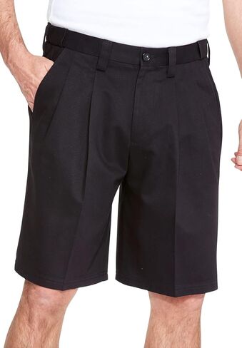 KingSize Men's Big & Tall Wrinkle-Free Expandable Waist Pleat Front Shorts in Saudi Arabia