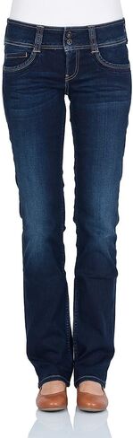 Pepe Jeans Gen Jeans Women Blue / D45 - EU 38/40 (US 29/34) - Straight Jeans Pants in Saudi Arabia