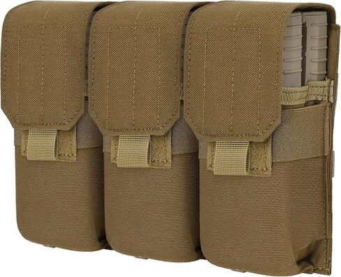 Magazine Pouch for M4 5.56 Rifle Mags, Flap Cover, Single Double Triple in Saudi Arabia