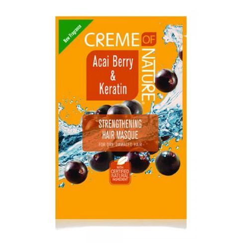 Creme of Nature Acai Berry Keratin Strengthening Hair Masque Mask Conditioners, 1.75 Ounce in Saudi Arabia