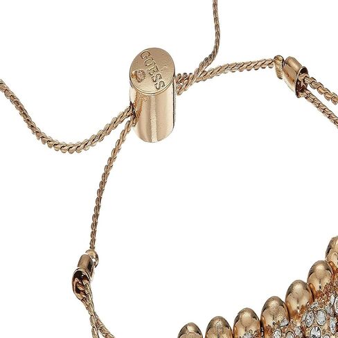 GUESS Womens Double Row Round Bead and Fireball Slider Bracelet in Kuwait