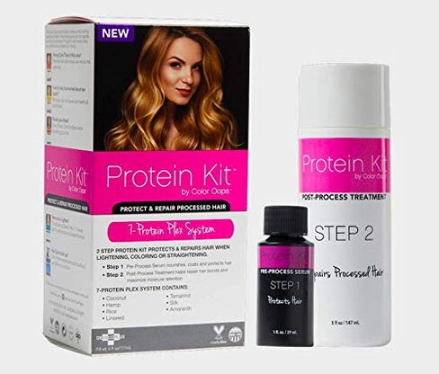 Color Oops Protein Kit | 2 Step Process to Protect & Repair Damaged Hair in Kuwait