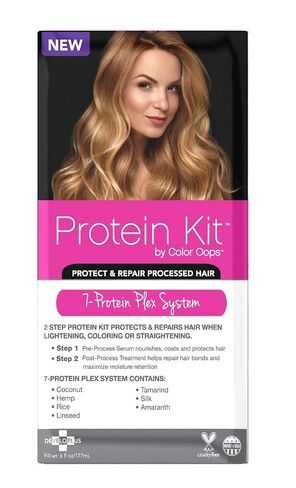 Color Oops Protein Kit | 2 Step Process to Protect & Repair Damaged Hair in Kuwait