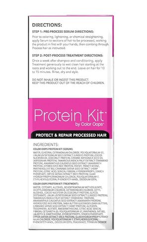 Color Oops Protein Kit | 2 Step Process to Protect & Repair Damaged Hair in Kuwait