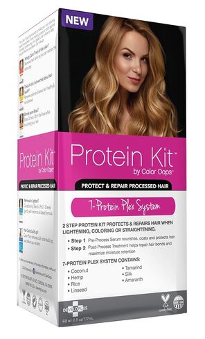 Color Oops Protein Kit | 2 Step Process to Protect & Repair Damaged Hair in Kuwait