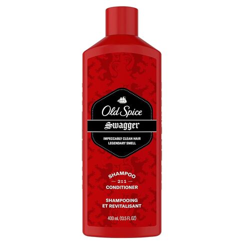 Old Spice Swagger 2in1 Shampoo & Conditioner for Men, 13.5 Fl Oz, 5.449 Fl Oz in Kuwait