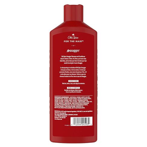 Old Spice Swagger 2in1 Shampoo & Conditioner for Men, 13.5 Fl Oz, 5.449 Fl Oz in Kuwait