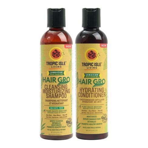 Grow with Us Shampoo & Conditioner Set - Infused Aloe Vera, Rose Water for Nourishing and Softening the Hair, Shea Oil to Help Moisturize and Repairs Damaged Hair, Paraben Free, Sulfate Free in Kuwait