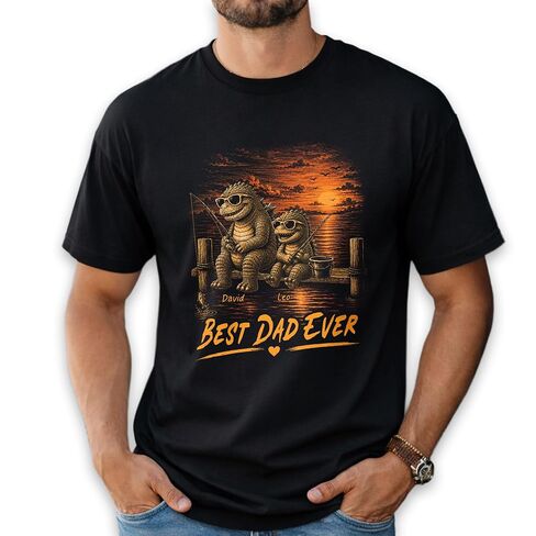 Personalized Daddysaurus Fathers Day Shirt from Kids Daughter Son, for Birthday Holiday or Any Occasion, Gift for Men Husband Grandpa, Father of The Monsters Shirt in Saudi Arabia