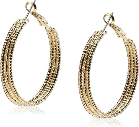 GUESS Silver Hoop Earrings in Kuwait