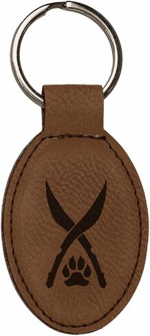 DND Gifts Ranger Class Symbol Engraved Leatherette Keychain in Saudi Arabia