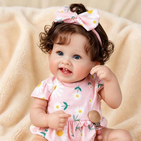 WOOROY Realistic Reborn Baby Dolls, 18 Inch Lifelike Newborn Baby Girl Doll in Kuwait