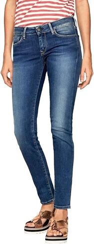 Pepe Jeans Soho Jeans Women Z63 / Blue/Medium - EU 38 (US 28/30) - Skinny Jeans Pants in Saudi Arabia